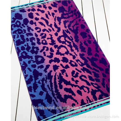 Promotional/Wholesaler Printed Stripe Beach Towel Cotton